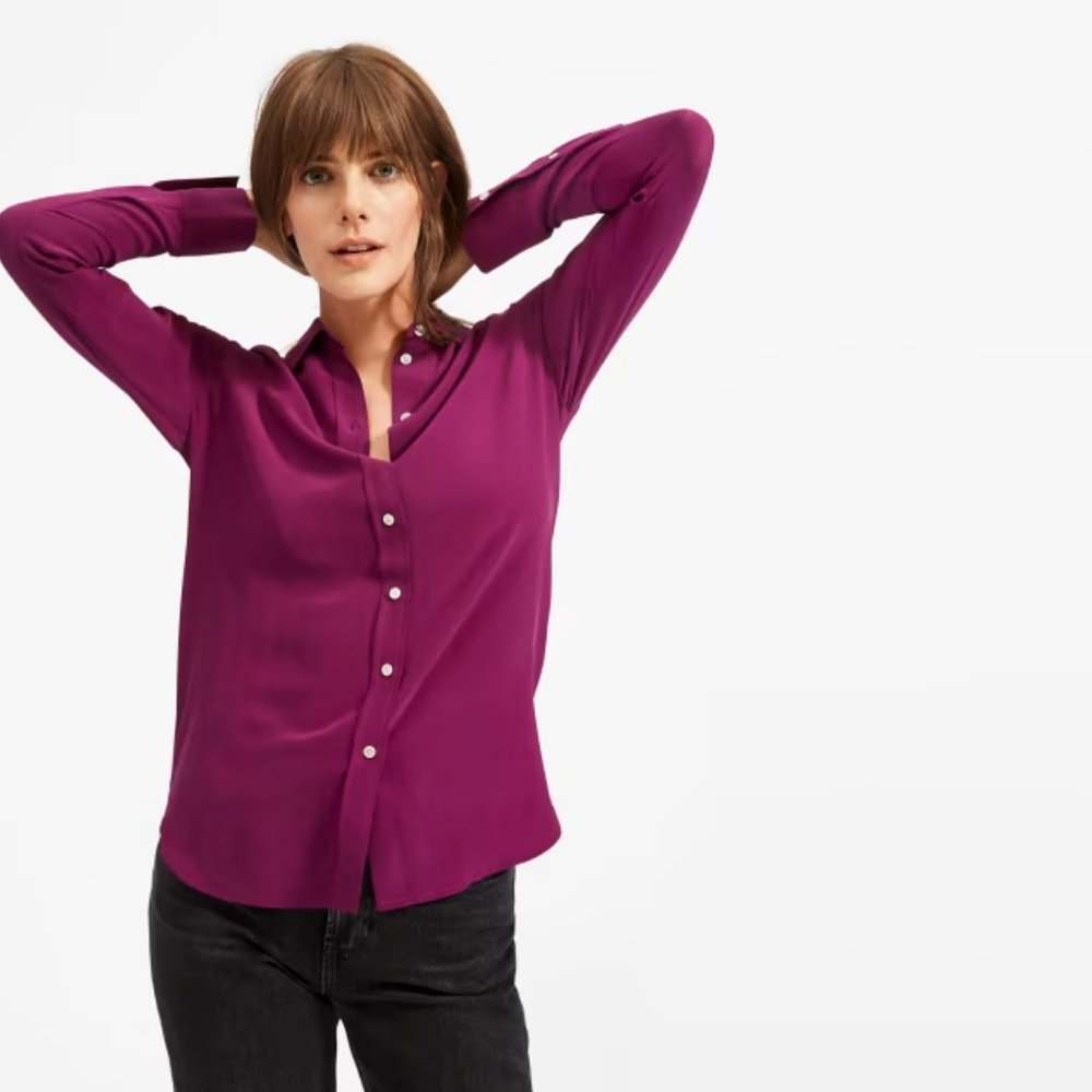 Everlane’s The Clean Silk Relaxed Shirt